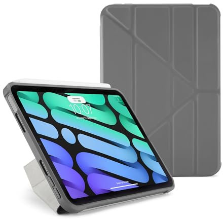 PIPETTO London Accesorios para Tablets-Fundas Marca Modelo Origami 1: Funda iPad Mini 6 Dark Grey