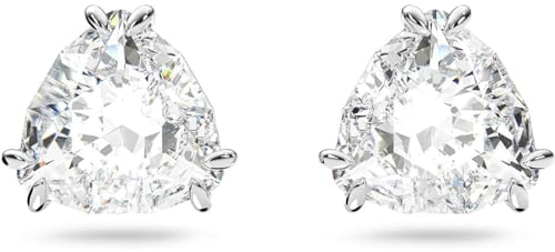 Swarovski Millenia Ohrstecker, Rhodinierte Ohrringe mit Strahlendem Swarovski Kristall