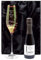 Personalised Engraved Pink Diamante Flute Glass & Mini Bottle in Silk Lined Gift Box (Prosecco)