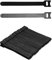 QWORK® 150PCS Hook and Loop Cable Ties 6 Inch, Adjustable Reusable Cable Wrap Cord Organizer