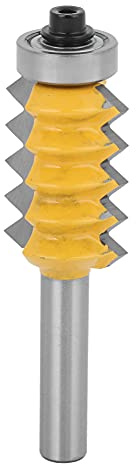 Fresa de 8 Vástagos, Fresa de Madera de Eje Lineal, Fresa de Carburo, Herramienta de Carpintería Multidiente, para Modelado de Superficies de Carpintería (Navaja espiga multidientes 8X30)