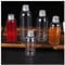 SYJINHUASY Mini Alcohol Bottles - Reusable 40ML Plastic Bottles with Silver Screw Caps for Parties & Weddings