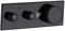 JMXD Miscelatore Termostatico a 2 Vie Termostatico Doccia con Deviatore Incasso Ottone Miscelatore Doccia con Display Digitale a LED, può Funzionare Contemporaneamente