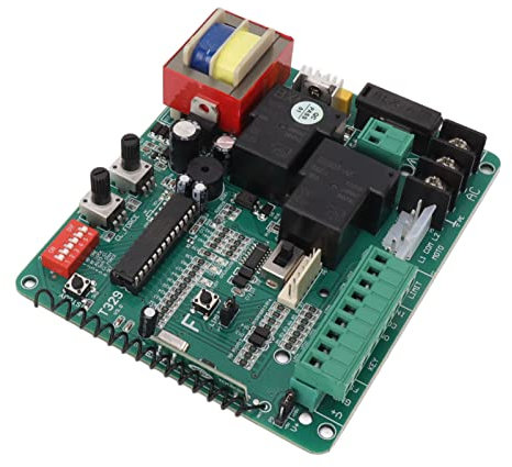 Tablero de Control de Motor de Puerta Corredera, Tablero de Control de Puerta Eléctrica de 220V, Fuerte Antiinterferencia, Larga Distancia Remota para Garaje