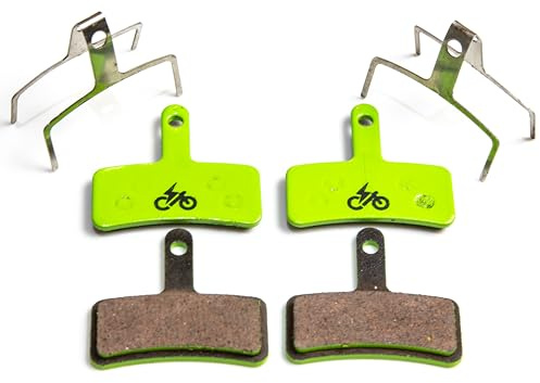 Clarks Cycle Systems E-VRS E-Bike Scheibenbremsbeläge, Halbmetallisch, E-VRS863 kompatibel mit Tektro Dorado, 2 Paar (4 Stück)