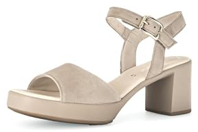 Gabor Damen Keilsandalen, Frauen Sandalen,Best Fitting,hoch,Sommerschuhe,Freizeitschuhe,offene Schuhe,Strandschuhe,Desert,40 EU / 6.5 UK