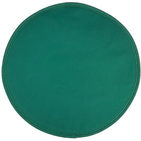 The Norfolk Sewing Company Green 100% Cotton Hob Cover with Cream Towelling and Hanging Loop - 37cm