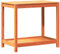 vidaXL Pflanztisch, Gärtnertisch mit Ablage, Blumentisch für Garten Balkon Terrasse, Gartentisch Arbeitstisch, Wachsbraun 82,5x50x75cm Massivholz Kiefer