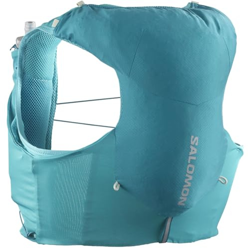 Salomon Adv Skin 5 Laufrucksack Unisex + 2 Soft Flasks Tahitian Tide L