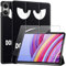 Cover Per Xiaomi Redmi Pad Pro 12.1'', Nero Scuro PU Pelle Portafoglio Libretto Flip Protettiva Custodia con 1 Pezzo Vetro Temperato Pellicola Protettiva Per Xiaomi Redmi Pad Pro 12.1''