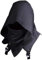 KUAIYIJU Kapuzen Hut Schurke Heiden Mittelalter Ritter Cowl Cowl Rogue Kelten Cosplay Halloween Kostüm Rogue Hooded Hat