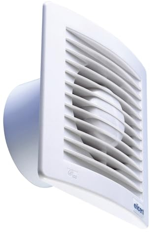 elicent | Estyle 90 Performance Timer, ø90 mm, Aspiratore Elicoidale con Timer per Espulsione Diretta, Frontale Ultraslim, Made in Italy