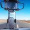 Soporte Movil Coche para Espejo Interior - Soporte Móvil Coche Ajustable y Giratorio - Compatible con Todos los Modelos de Teléfonos - Ideal para Conducir - Suporte Telemovel Carro Universal 360°