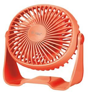 Mini ventilador sobremesa USB Alua Ø15cm 3W Rojo