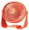 Mini ventilador sobremesa USB Alua Ø15cm 3W Rojo
