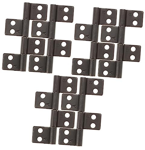 HOMSFOU 6stücke Dämpfungsscharniere Drehung Türscharniere Aus Edelstahl Langlebige Türbeschläge Für Wohnräume Für Bildschirmtüren Und Möbelanwendungen