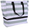 CIRYCASE Strandtasche XXL Familie mit Kühlfach, 49L Große Badetasche Strandtasche mit Reißverschluss & Nassfach, Faltbare Wasserdicht Beach Bag Handtasche Shopper Damen für Reisen/Fitness/Pool (Grün)