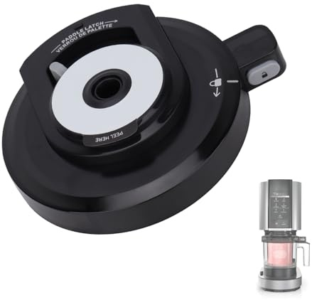 Outer Bowl Lid Replacement for Ninja Creami NC301 Series Ice Cream Makers, Reusable Creami Lid Accessory Compatible with Ninja NC299AMZ/NC301/NC300/NC201/NC101