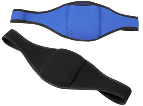 Mobestech 2pcs Adjustable Microphone Belt Waist Pack for Dance Aerobics Fitness Instructors Wireless Mic Holder Pouch for Theatre Speakers and Sports Activities