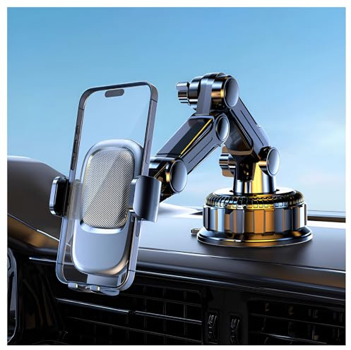 HKSOPC Car Phone Holder for KIA Stinger Stonic Sonet Tonic Telluride Venga XCeed, Suction Cup Car Mobile Phone Holder for Dashboard & Windscreen, 360° Adjustable Stable Car Phone Mount