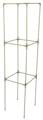 ARTIBETTER Quadratisches Fiberglas Rankgitter 27X123cm Robuste Pflanzenstütze für Tomaten Gurken und Kletterpflanzen Wetterfeste Garten Rankhilfe für Balkon Gewächshaus und Gemüseanbau