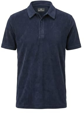 FYNCH-HATTON Poloshirt aus Frottee-Baumwolle mit Polokragen Navy/XXL