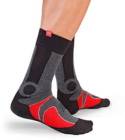 Rohner Advanced Socks Kinder Trekking Socken, red, EU 31-34