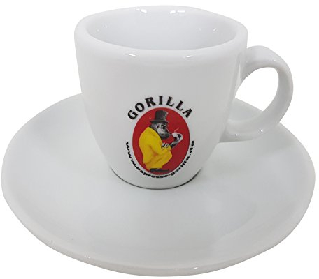 Gorilla Espressotasse Tasse mit Unterteller