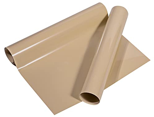 VINYL FROG Heat Transfer Vinyl Roll HTV Vinyl - 12 x5ft Camel Iron on Vinyl for T-Shirts, Heat Press Vinyl for DIY Craft Designs (Camel)