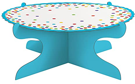 Amscan 140201.9 Blue Cake Stand-1 Pc