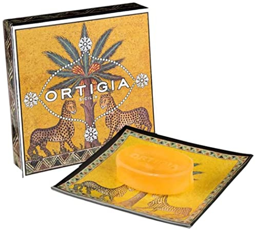 ORTIGIA SICILIA Glass plate & soap