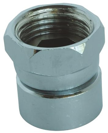 SOMATHERM FOR YOU, Raccord chromé F15/21 avec écrou tournant - Installation facile, finition esthétique en laiton, idéal pour eau chaude et froide, compatible avec robinetterie standard