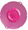 Kochblume das Original, Silikon Überkochschutz für Töpfe und Pfannen, Mikrowellen-Deckel, Spritzschutz und Dampfgar-Aufsatz | (pink, M | Topfgröße 14-20cm)