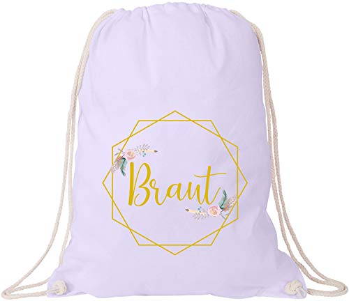 EZYshirt® Junggesellinnenabschied JGA Braut Baumwoll Stoffbeutel