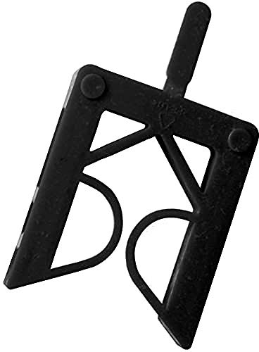 Cale Fourchette, 33mm x 40mm x 2mm, Noir, Lot de 1000