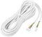 Taidda- Cable de Cobre sólido para Timbre, Cable de de videoportero para telefónico, 4 núcleos, 30 m, Cable de Cobre Flexible Redondo de 0,3 mm² con 2 Conectores de