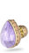 Swarovski Clou d'oreille mono Orbita, boucle d'oreille forme goutte, métal plaqué de ton or, multicolore