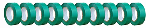 varivendo 10er Set Isolierband 15 mm x 10 m grün