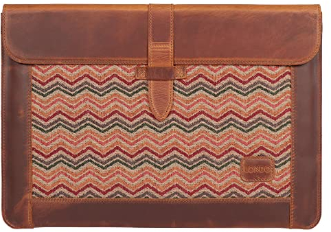 Londo Top-Grain Leder MacBook Tasche Laptop Hülle für MacBook Pro und MacBook Air – 16 Zoll, 15 Zoll, 15,5 Zoll (M4, M3, M2, M1, Pro & Max) – Modellen von 2020 bis 2024