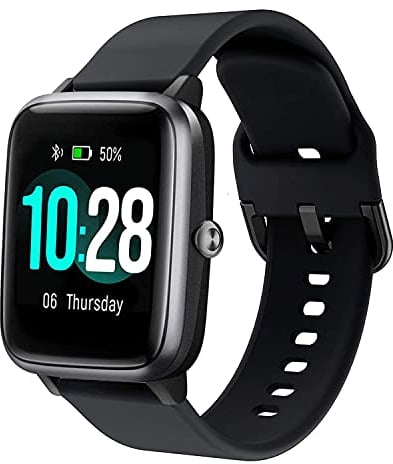 SUGARJAR Bracelet Compatible avec ID205L,Libération rapide de 19mm Classic Soft Silicone Sangle de rechange pour ID205S ID205G ID215G ID216 SW020 SW023 WF021 WF025 UWATCH3 UFIT GT SmartWatch