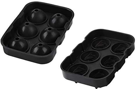 WANGCL Eiswürfelform Rose mit 6 Mulden Silikon Form mit Abdeckungen Ice Cubes Tray für Gekühlte Cocktails Whiskey Bourbon
