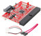 Adattatore Convertitore da 40 Pin IDE a SATA, SATA a IDE, Scheda di Conversione Bidirezionale per Disco Rigido