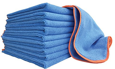 Silber-infundierte antibakterielle Mikrofasertücher mit SilverClear DG-300™. Gehen Sie über die Normale Reinigung hinaus. 10 waschbare/Wiederverwendbare 30,5 x 30,5 cm große Tücher.