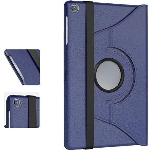 TechDealsUK für Samsung Galaxy Tab S6 Lite 2020 2021 2022 Modell Nr. P620 P625 P610 P615 P613 P619 360 Grad drehbare Hülle Lederständerhülle Blau