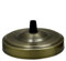 LEDSone Single Point Green Brass Ceiling Light Fitting Plate for Vintage Pendent Lights, 108mm Metal Antique Side Fitting Ceiling Rose with Accessories for Hanging Ceiling and Wall Lamp.