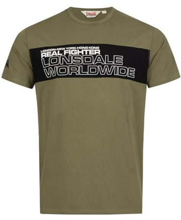 Lonsdale Herren T-Shirt Normale Passform OTTERSTON