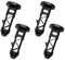 4Pcs Wheelie Hinge Pins Plastic Hinge Pins Black Bin Lid Pin Bin Lid Plastic Plug Fit for 50/80/120/240L Household and Commercial Wheelie Trash Bins