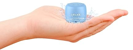 Tragbarer Mini Bluetooth Lautsprecher, Kabellos Speaker Mit Taschendesign, Mit IPX7 Wasserdicht, Perfekter klein Musikbox, FüR Dusche, Reise, Zimmer, Fahrrad