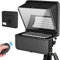 Tragbarer Mini-Teleprompter für Smartphone, LENSGO TC7S Handy-Teleprompter kompatibel mit iOS & Android System für Online-Unterricht Vlog Live Streaming Interview, Falten in Einer Sekunde