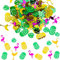 GoldRock Konfetti Hawaii Deko, Tischdeko Hawaii Party Deko, Streudeko Hawaii Dekoration Party,Confetti Beach Party Deko Zubehör,Konfetti Grün,Monstera Blätter,Ananas,Rotweinglas,Palmen, Flamingo Deko